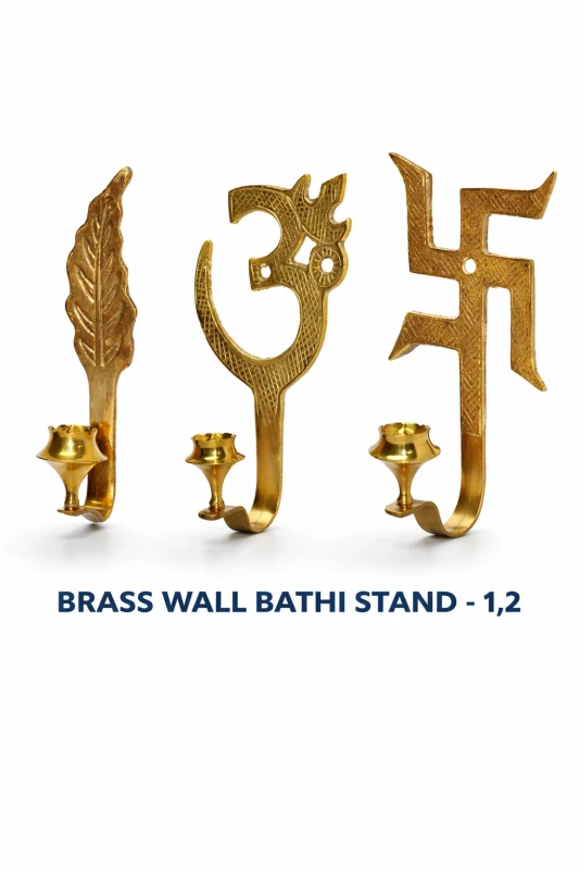BRASS WALL BATHI STAND - 1